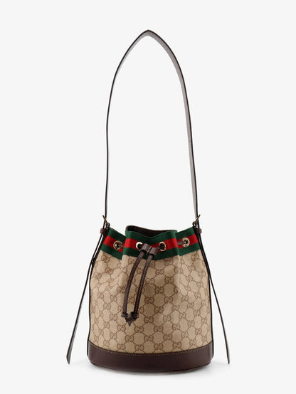 GUCCI - Gucci Venice GG fabric bucket bag
