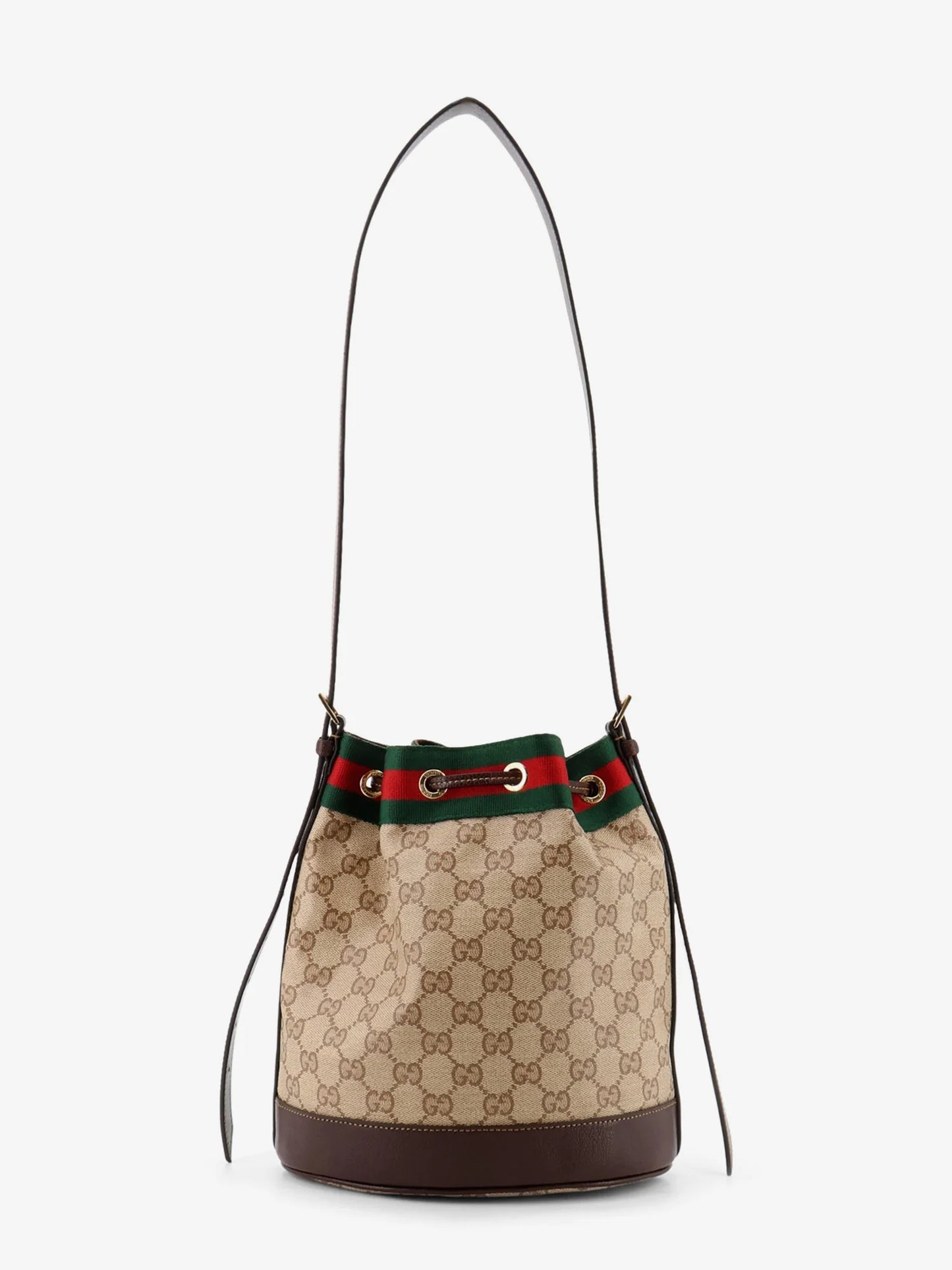 GUCCI - Gucci Venice GG fabric bucket bag