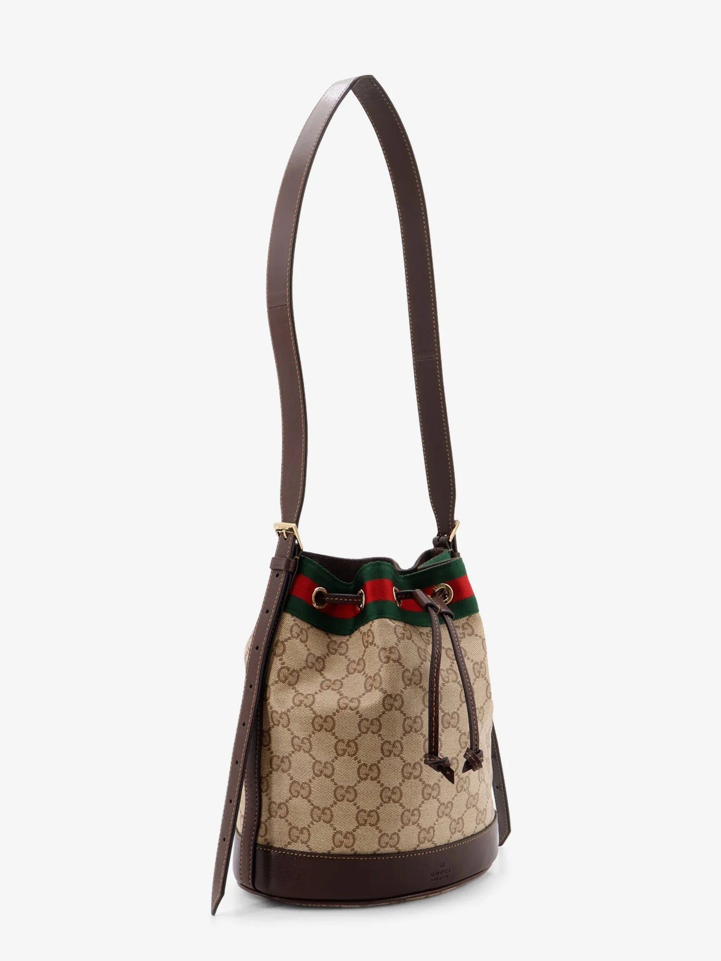 GUCCI - Gucci Venice GG fabric bucket bag