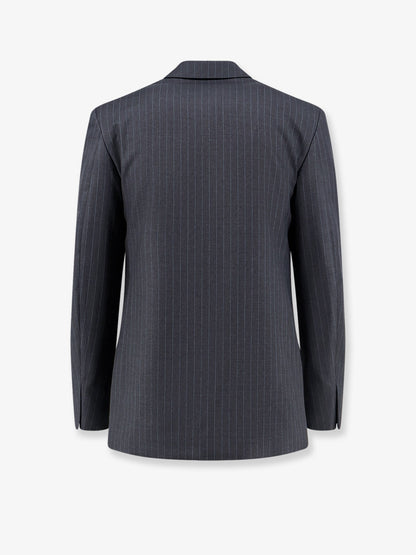 Gucci Pinstriped wool blazer - Greyazure