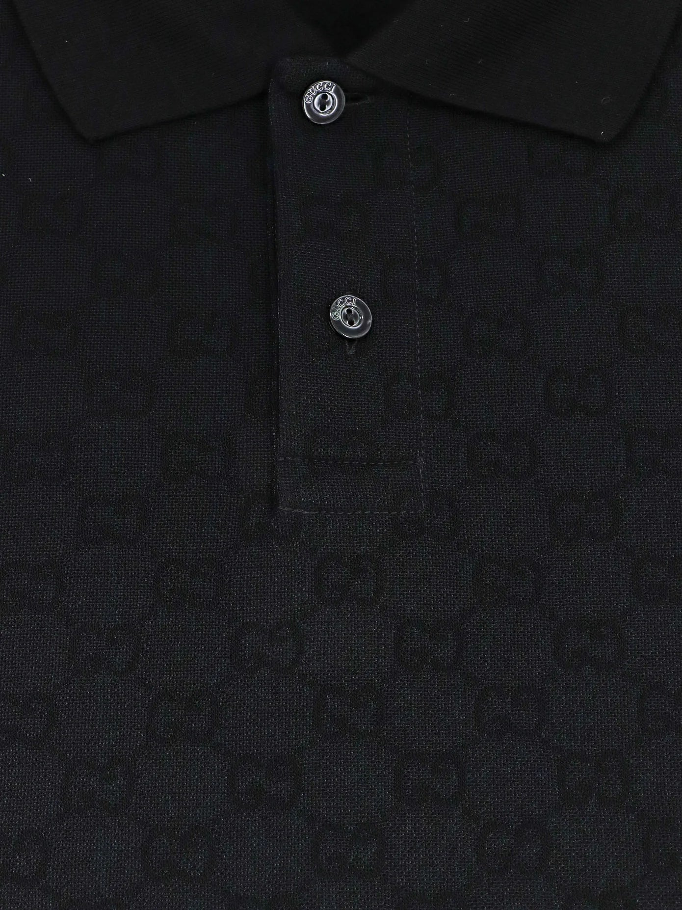 Gucci Gg Viscose Blend Polo Shirt
