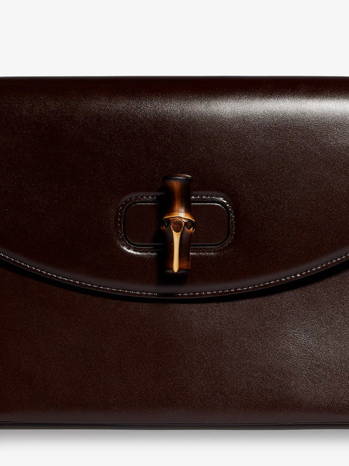 Gucci Bamboo Vendetta leather handbag - Black