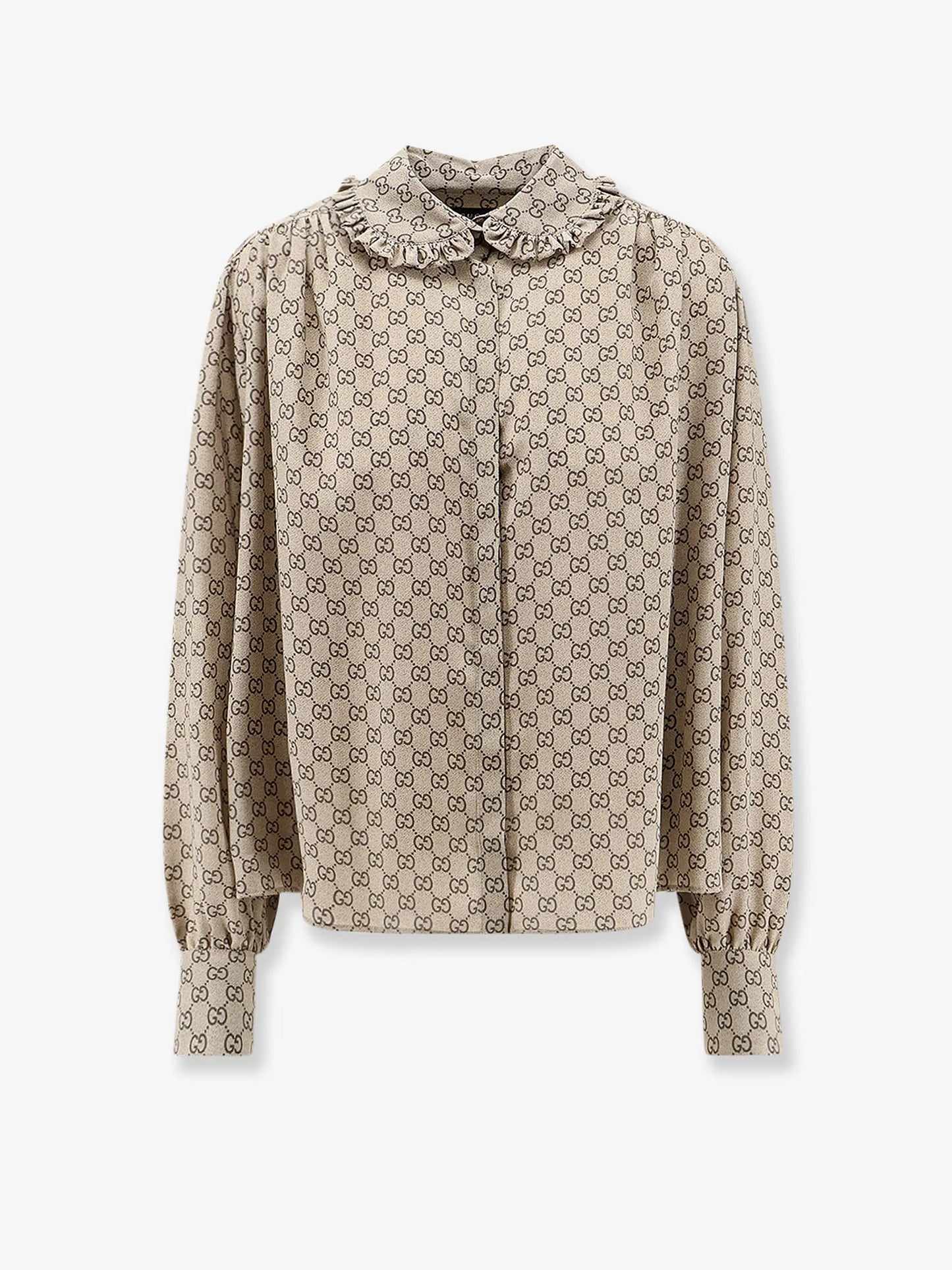 GUCCI - Gucci Primavera silk shirt with GG print