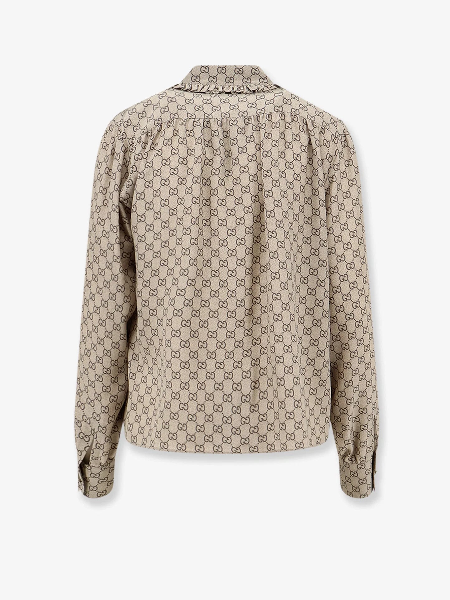 GUCCI - Gucci Primavera silk shirt with GG print