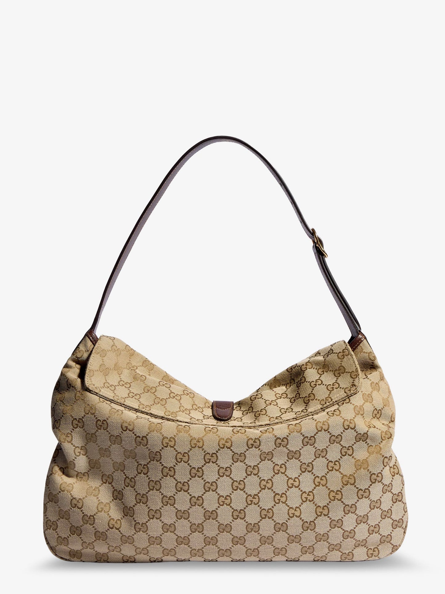 GUCCI - Jackie Flap GG canvas shouder bag