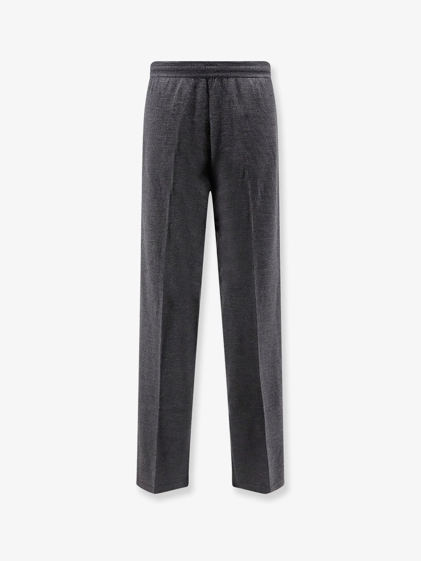 GUCCI - Wool leisure trousers with Web insert