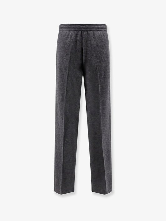 Gucci Wool Leisure Trousers With Web Insert