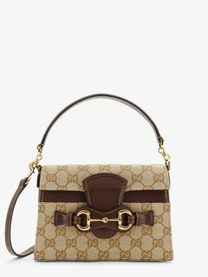 GUCCI - Horsebit Duomo GG canvas handbag