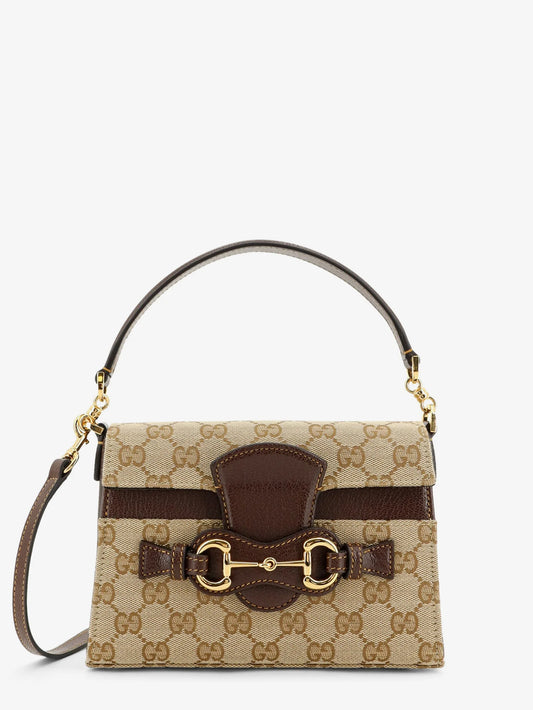 Gucci Horsebit Duomo Gg Canvas Handbag