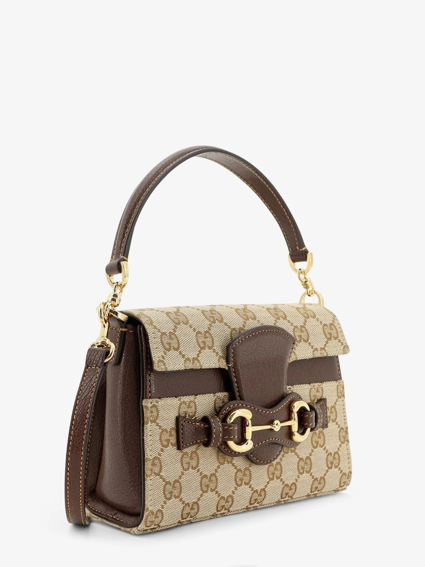 GUCCI - Horsebit Duomo GG canvas handbag