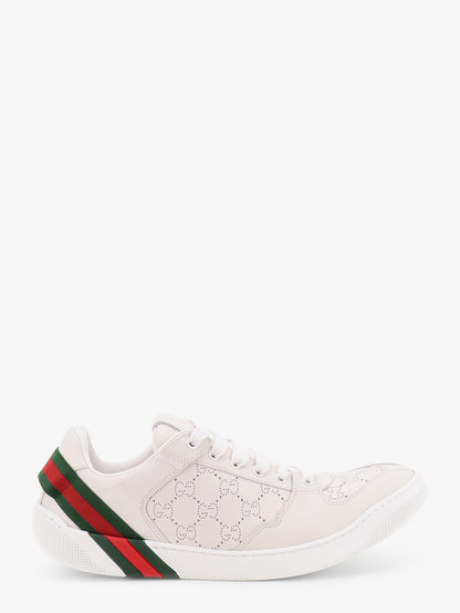 Gucci Screener leather sneakers - White