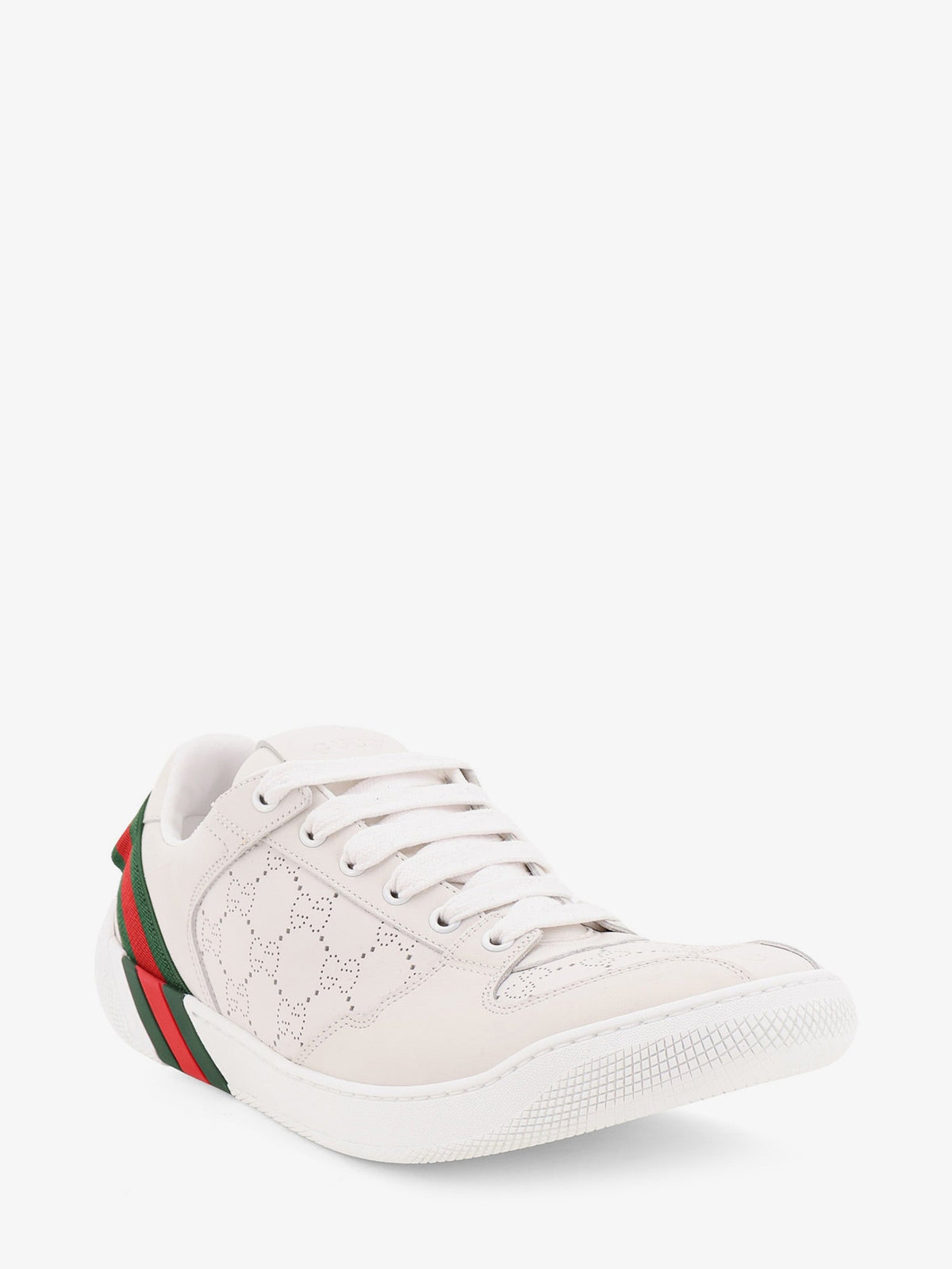 Gucci Screener leather sneakers - White