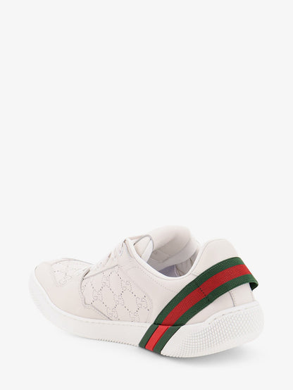 Gucci Screener leather sneakers - White