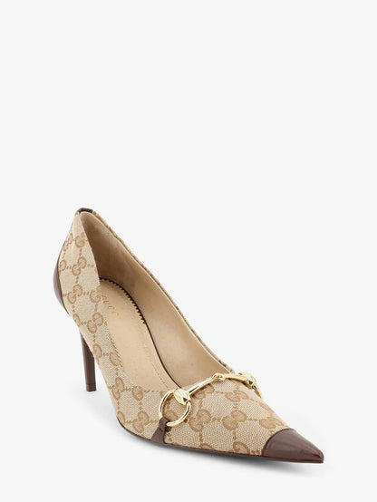 GUCCI - Donna GG fabric pumps