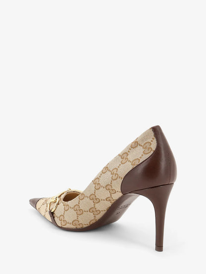 GUCCI - Donna GG fabric pumps