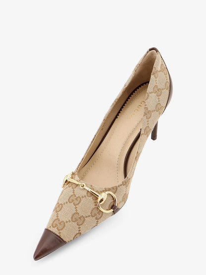 GUCCI - Donna GG fabric pumps