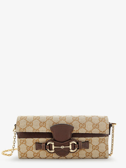 GUCCI - Wallet with chain and Horse Clip