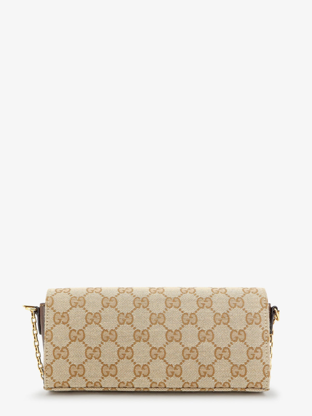 Gucci Wallet with chain and Horse Clip - Sandbrown