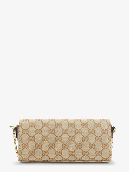 GUCCI - Wallet with chain and Horse Clip