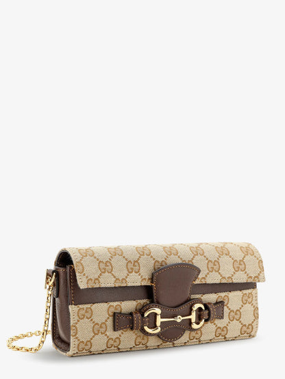GUCCI - Wallet with chain and Horse Clip