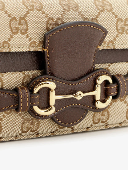GUCCI - Wallet with chain and Horse Clip