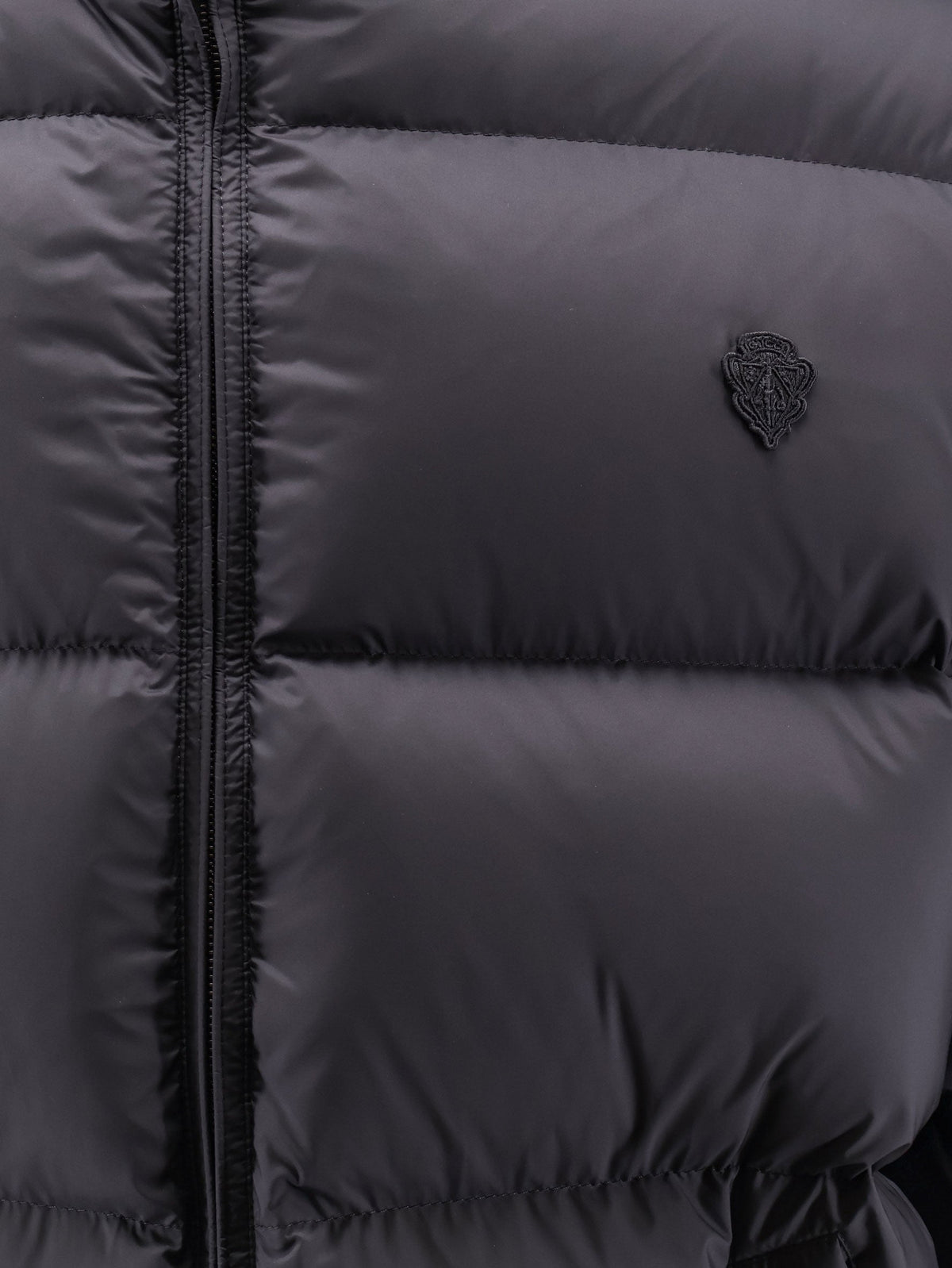 Gucci Lightweight polyester down jacket with zip - Black