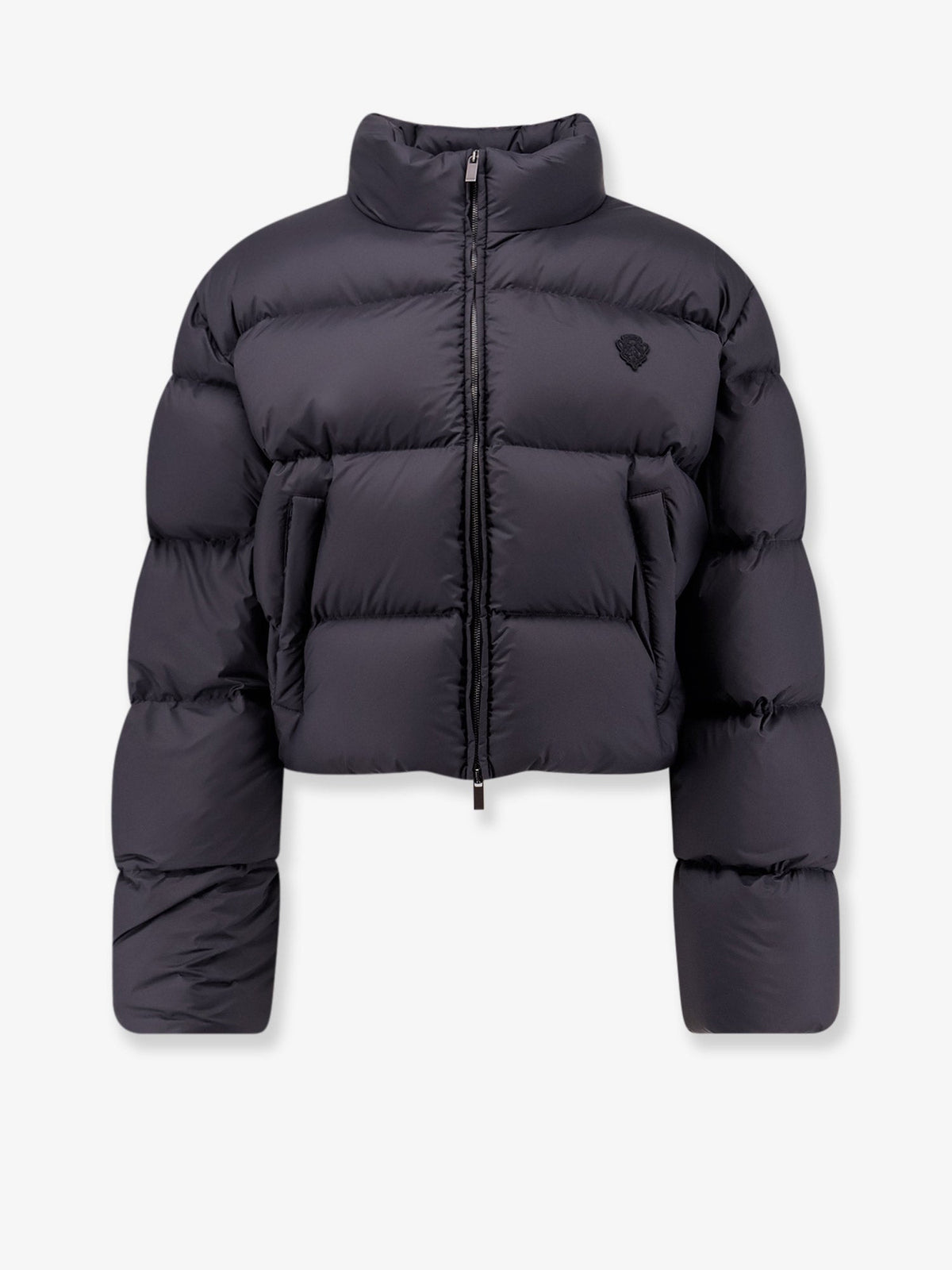 Gucci Crop Fit Down Jacket with iconic crest - Black