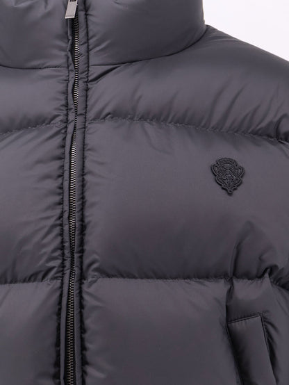 Gucci Crop Fit Down Jacket with iconic crest - Black