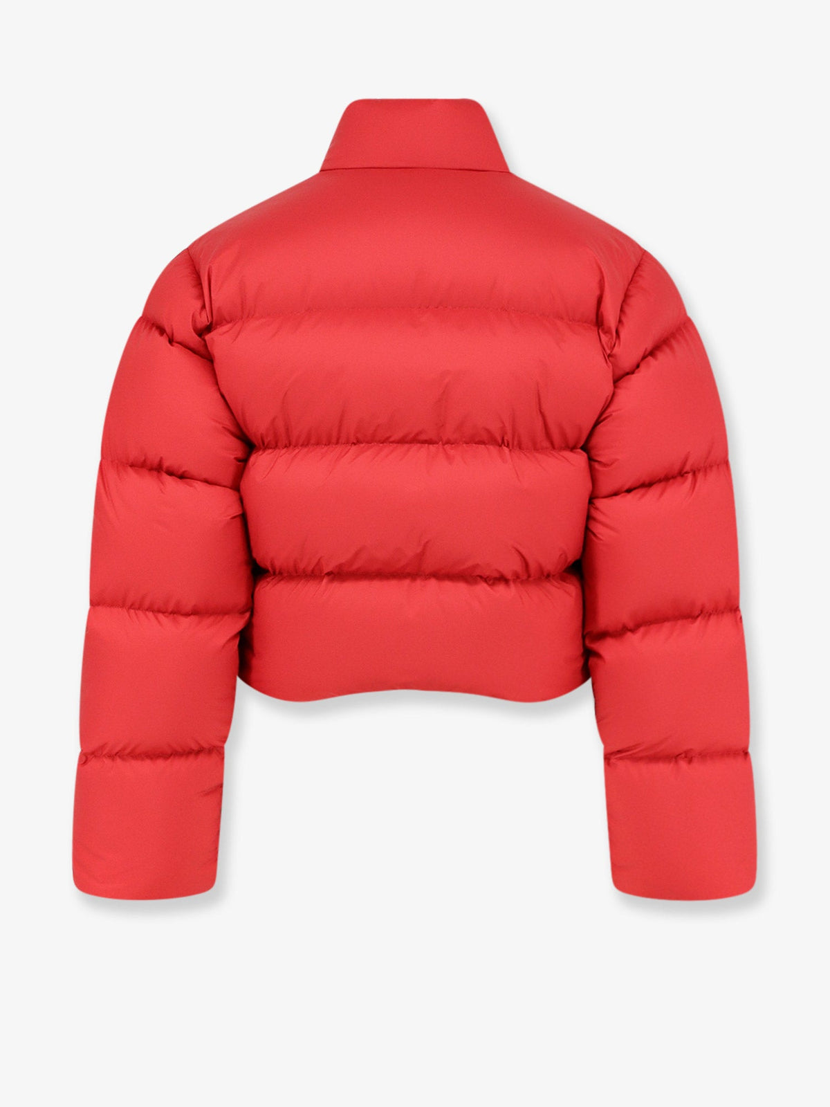 Gucci Crop Fit down jacket with iconic crest - Flame