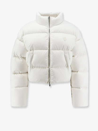 Gucci Crop Fit down jacket with crest - Offwhite