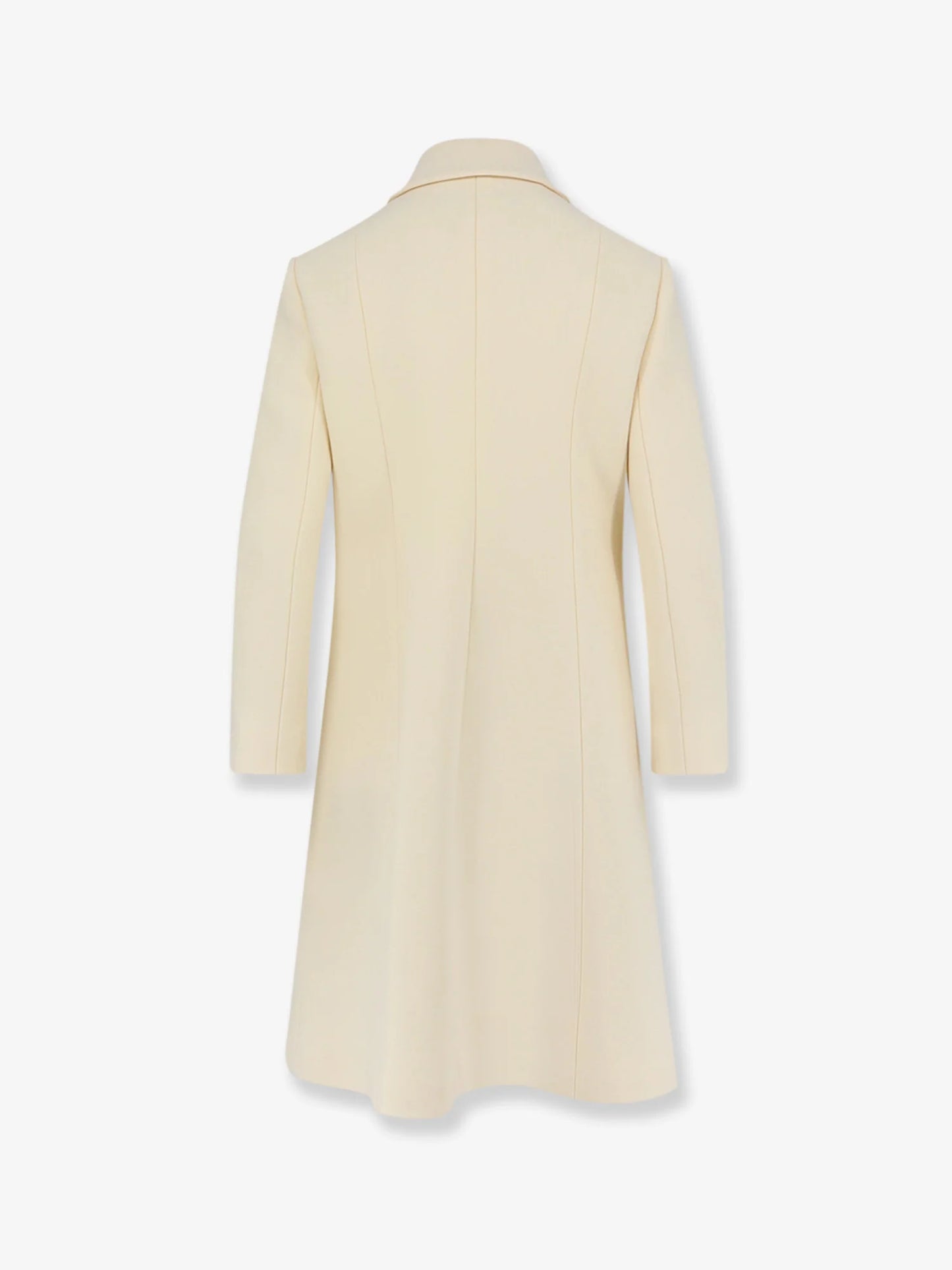 GUCCI - White wool crêpe coat