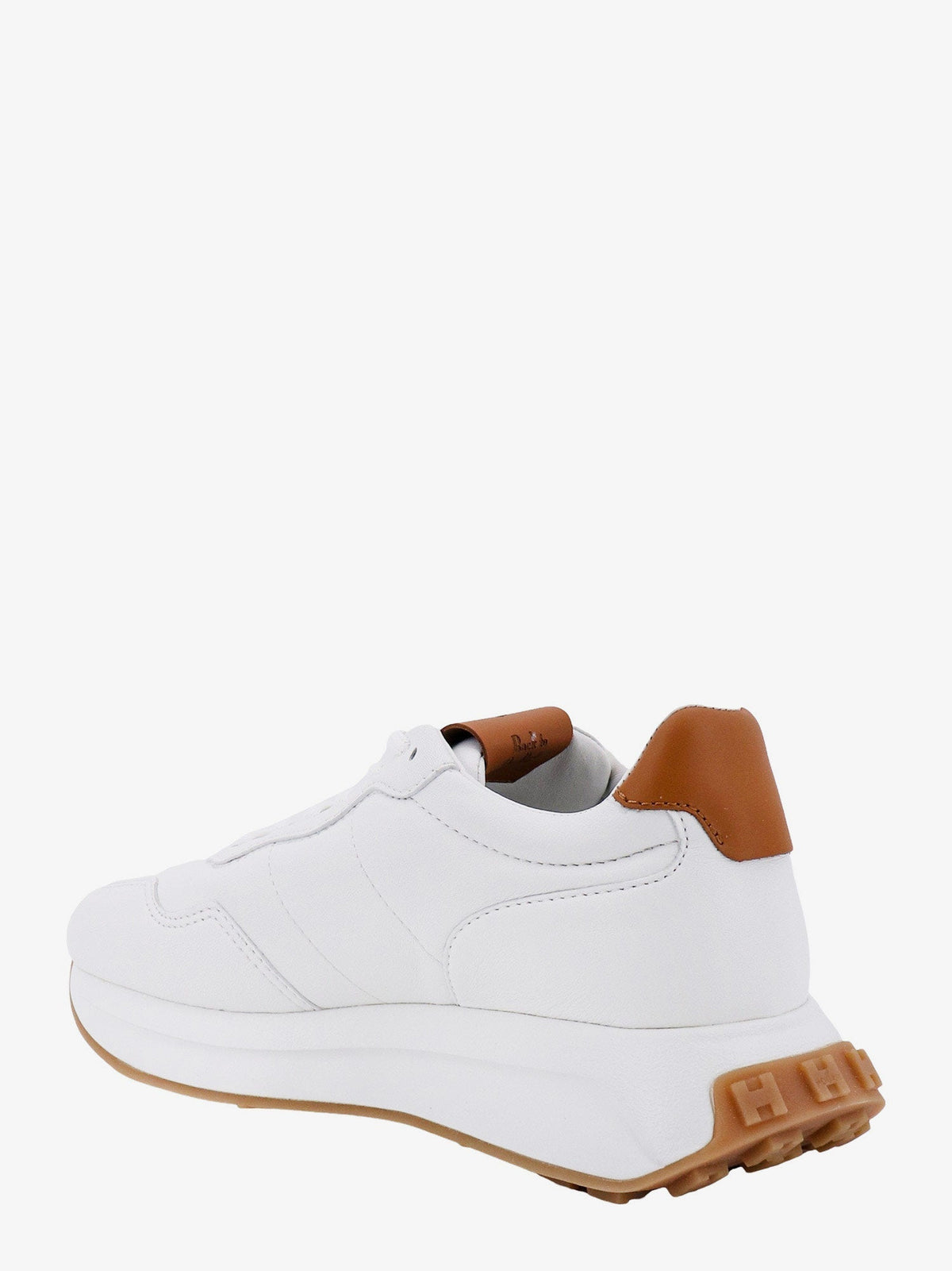 Hogan Leather sneakers with side logo - Bianco