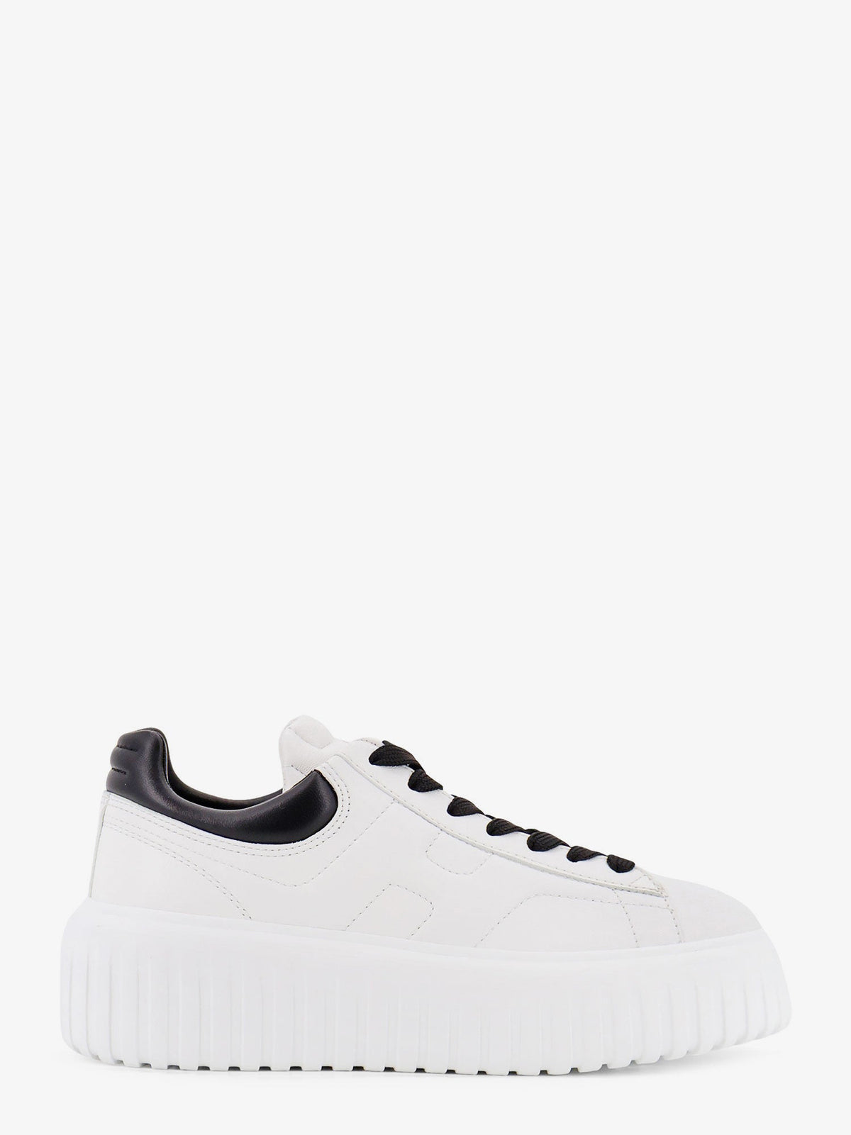 Hogan Low-top leather H-stripes sneakers - Bianco/Nero