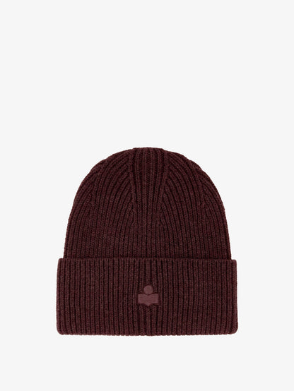 Isabel Marant Mayers cotton and wool blend hat - Burgundy