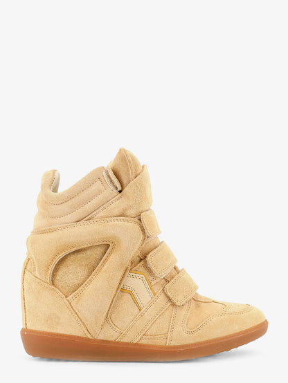 ISABEL MARANT - Bekett suede and leather sneakers