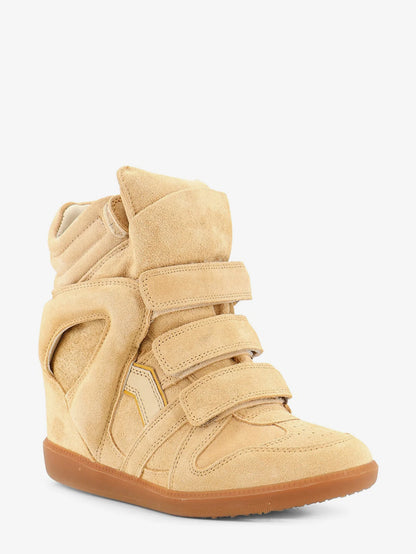 ISABEL MARANT - Bekett suede and leather sneakers