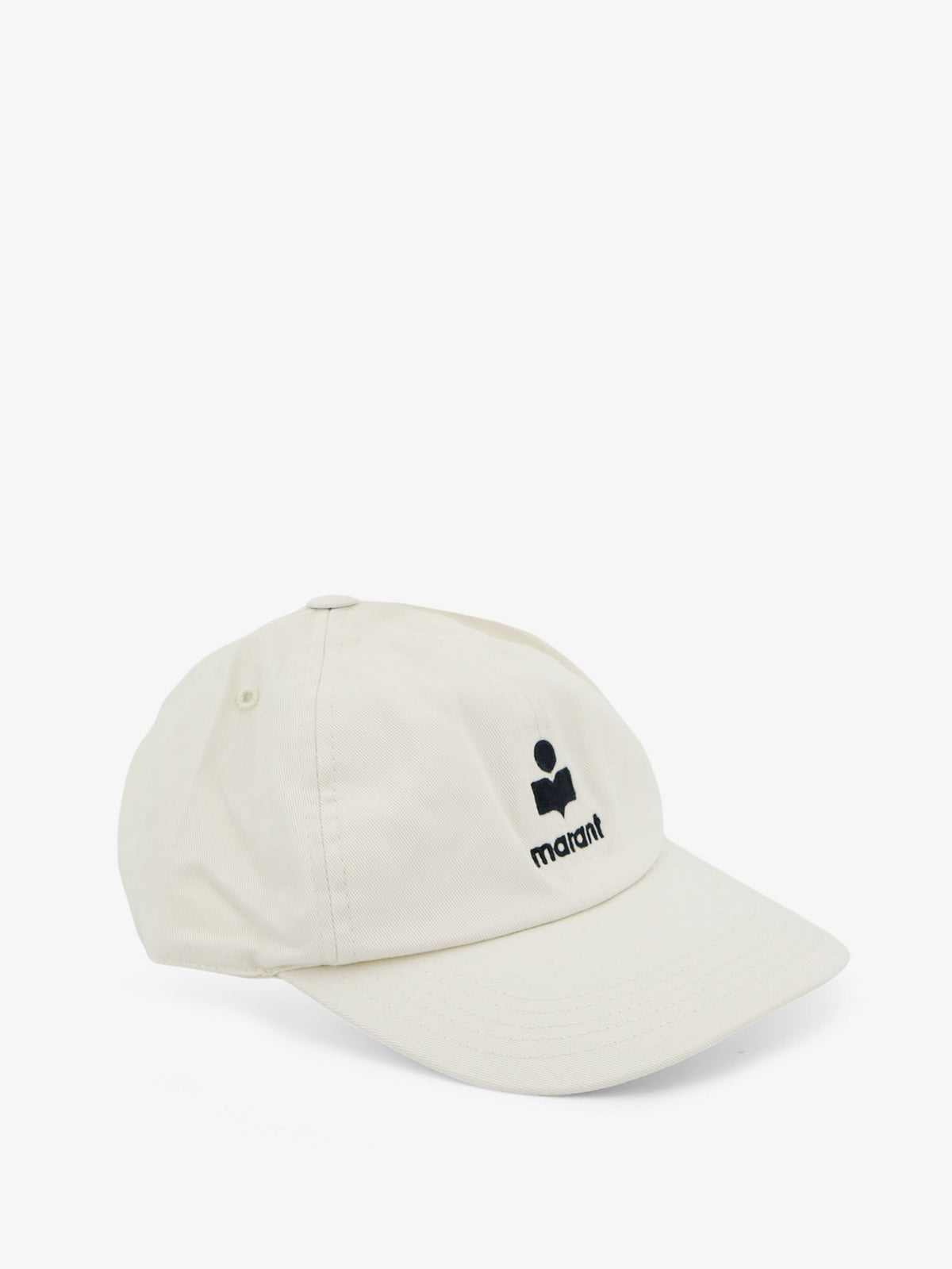 Isabel Marant Tomas cotton baseball hat - Ecrublack