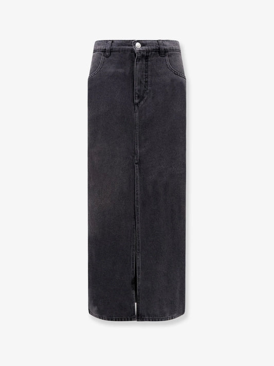 Isabel Marant Faharia Black Denim Skirt