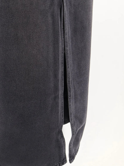 Isabel Marant Faharia Black Denim Skirt