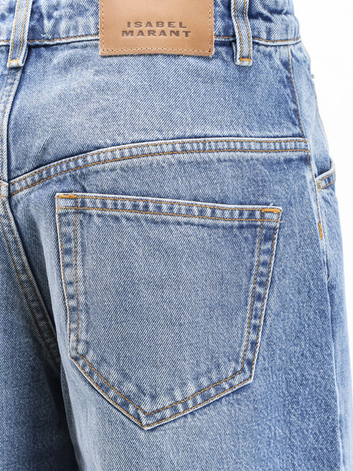 Isabel Marant Lemony blue denim jeans - Light Blue