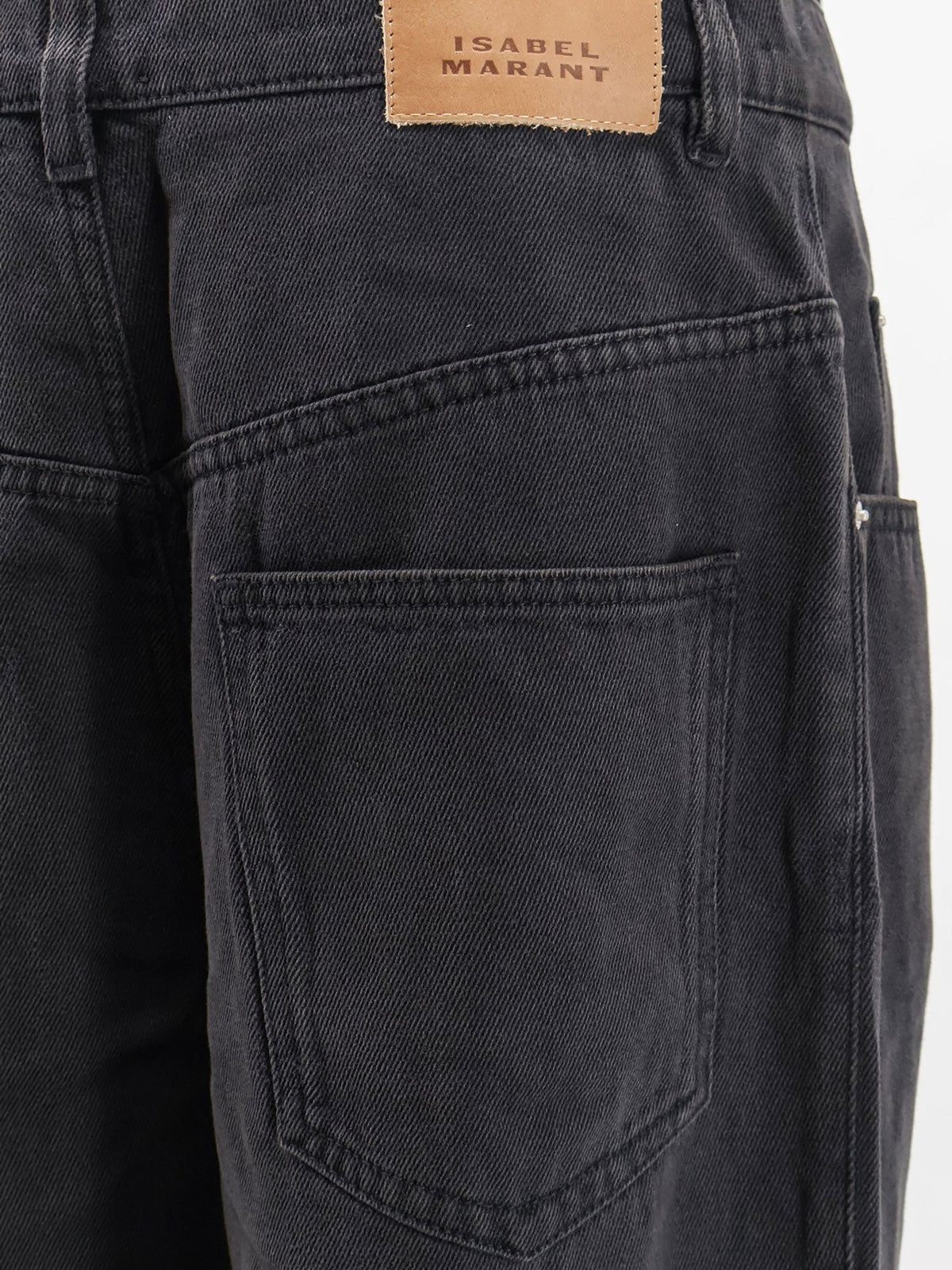 Isabel Marant Rodayna black denim jeans - Faded Black