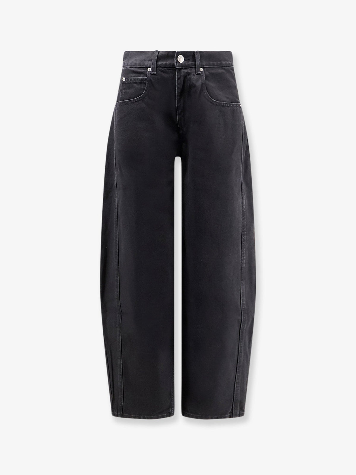 Isabel Marant Oriane black denim trousers - Faded Black