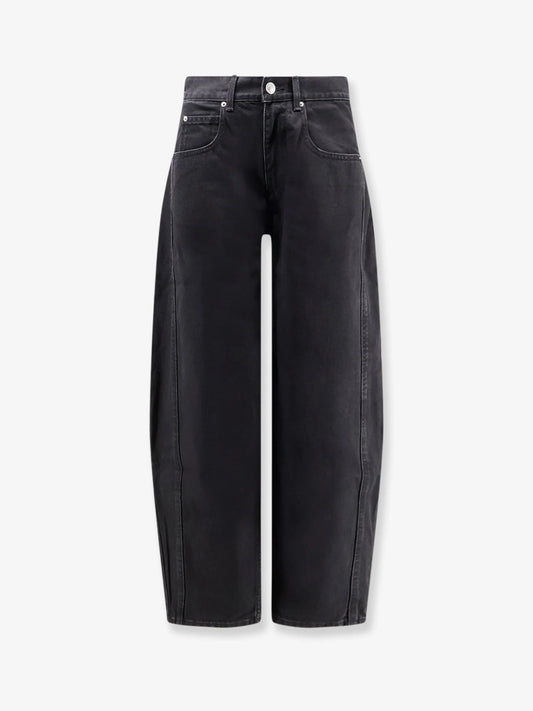 Isabel Marant Oriane Black Denim Trousers