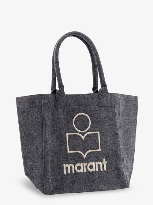 Isabel Marant Small Yenky cotton shoulder bag - Faded Black