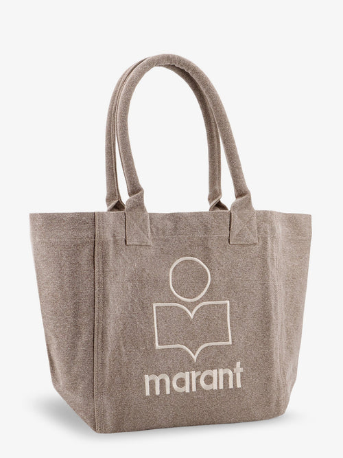 Isabel Marant Small Yenky cotton shoulder bag - Beige