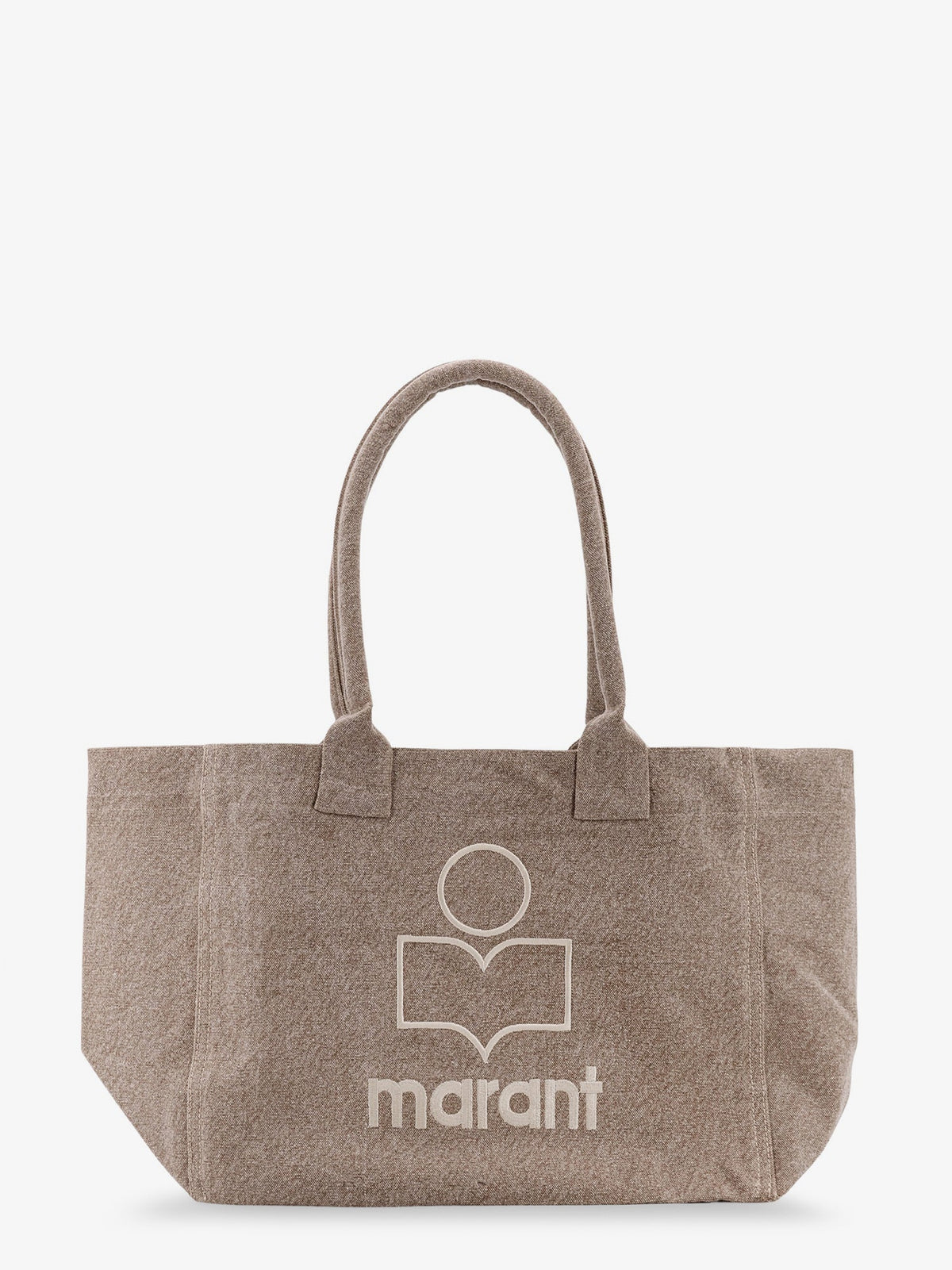 Isabel Marant Yenky Zipped Cotton Shoulder Bag - Beige