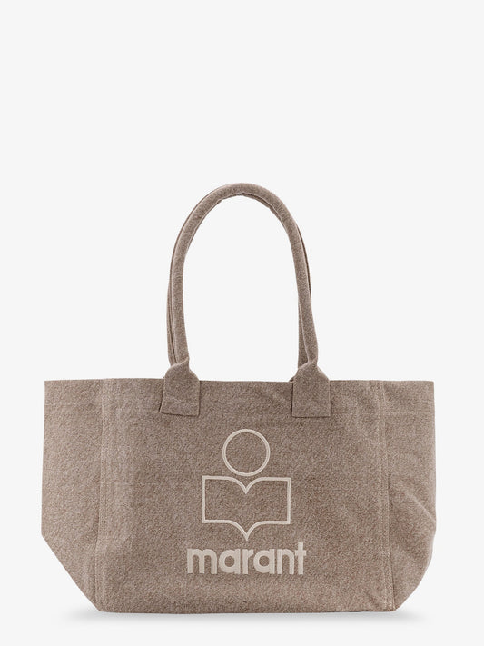 Isabel Marant Yenky Zipped Cotton Shoulder Bag - Beige