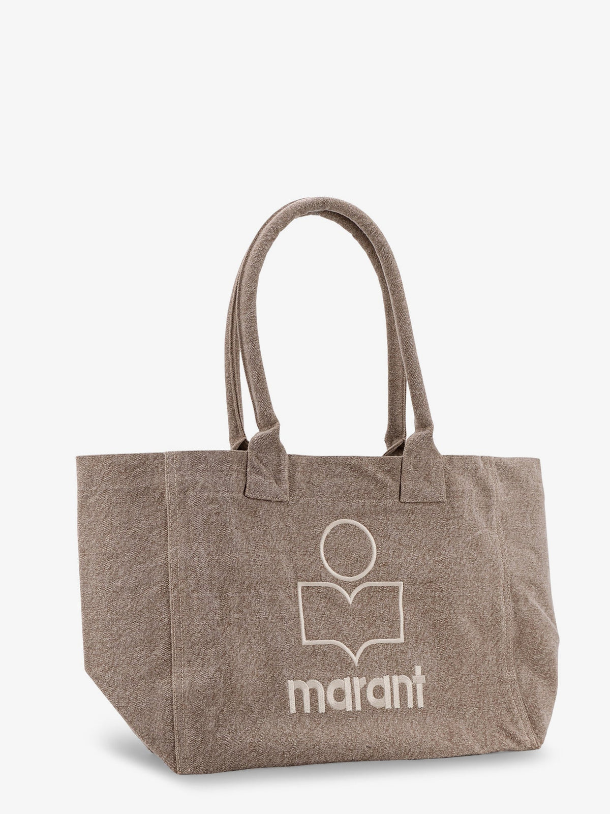 Isabel Marant Yenky Zipped Cotton Shoulder Bag - Beige