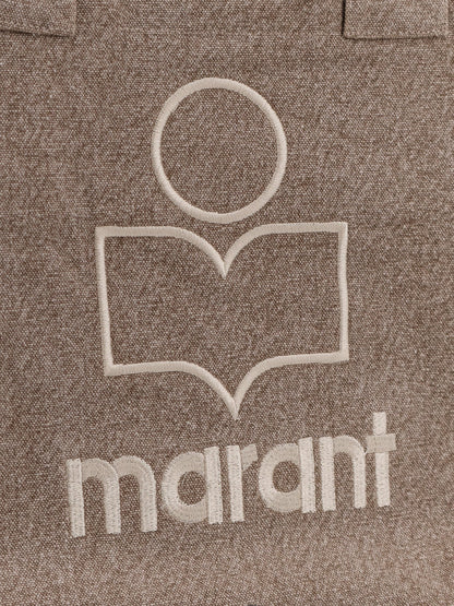 Isabel Marant Yenky Zipped Cotton Shoulder Bag - Beige