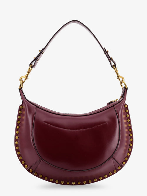 Isabel Marant Naoko Leather crossbody bag - Burgundy